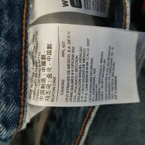 Womens Levi Jean's wedgie Icon fit shut up style - Picture 6 of 12